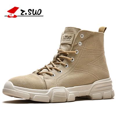 China Displacement Mens Snow Boots Leisure High Top Tide Anti-Static Go Work Boots British Mens Retro for sale