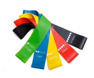 China 2021 Best Goods Quality Fitness Latex Resistance Bands 5 Pcs For Custom Printed for sale