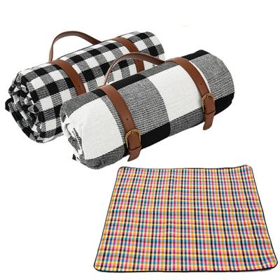 China Thickening 1pcs Thicken Outdoor Picnic Mat Folding Breathable Soft Blanket Camping Beach Plaid Moisture Proof Mat for sale