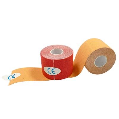 China Hot Selling 5cm*5m Waterproof Multicolor Kinesiology Tape Waterproof Kinesiology Tape Tying Intramuscular Correction for sale