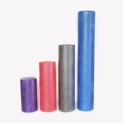 China Convenient Wholesale High Density Black Pilates Fitness Exercise Massager PPE Yoga Foam Roller For Back for sale