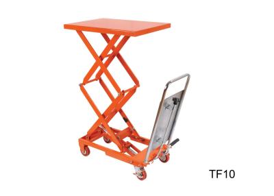 China Heavy Duty Hydraulic Lift Table Fire Protection , Balanced Lifting And Lowering for sale