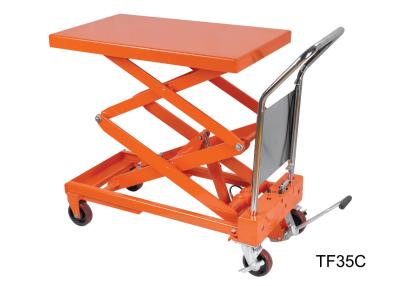 China Electric Stationary Hydraulic Lift Table Double Scissor Lifting Equipment for sale