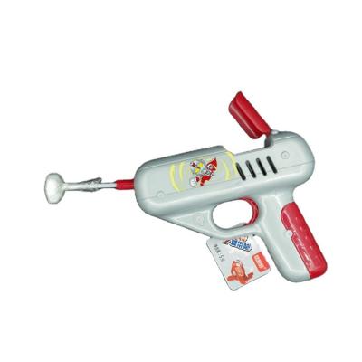 China Plastic & Plastic Gun Toy Sweet With Lollipop Fun Mini Plastic Shoot Gun Candy Toy Hot Selling Candy Easter Gift for sale