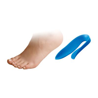 China Medical fabric E-life E-SI007 foot care u shape silicone rubber heel pad for pain relief for sale