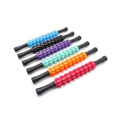 China Gym Fitness Workout Bands Gym Hot Sale Custom Logo Muscle Muscle Roller Relax Massage Stick for sale