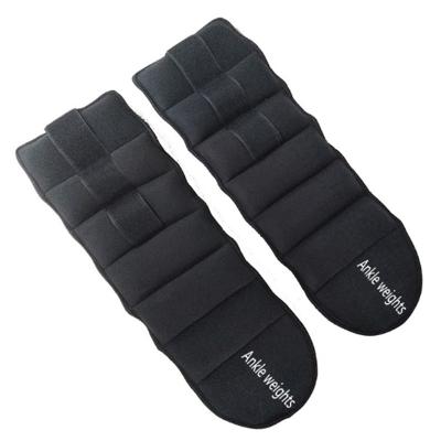 China Wholesale Cloth Ankle Weights Silicone Ankle Weight Adjustable Neoprene Portable Wrist Ankle Weight for sale