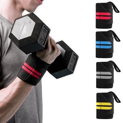 China Universal Bodybuilding Pull Up Weightlifting Power Gym Wrist Supports Aid Straps Wrist Straps Wrist Support for sale