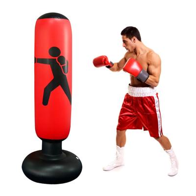 China Kick Boxing Bag Target Equipment Inflatable Free Fighting Soft Fighting Standing Sandbag for sale