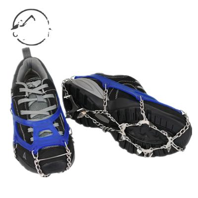 China Anti-Static Ice Cleats Cleats / Snow Grips Shoe Cleats With 10/11/13/19 Spikes Traction Cleats For Walking And Hiking On Ice And Snow for sale