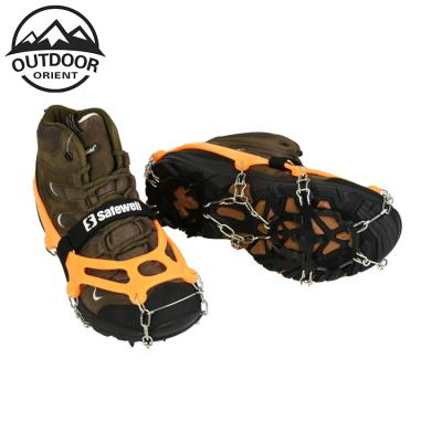 China 13 claws high quality anti-skid walking on the ice snow mountain ice anti-skid crampons for sale