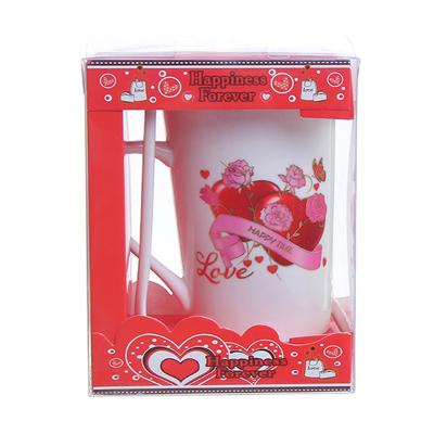 China Valentine's Day Themed Design Customized Ceramic Coffee Mugs Viable To Wife Friend for sale