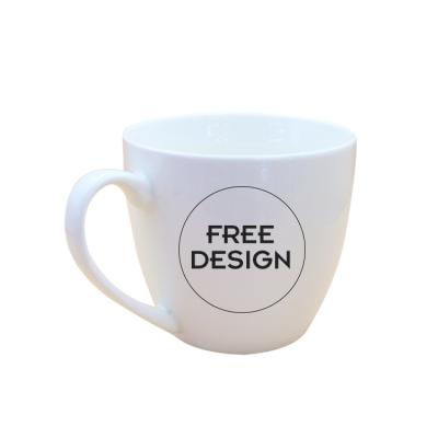 China Free Design Printed Sublimation Coffee Viable High Quality Custom Porcelain Ceramic Mug for sale