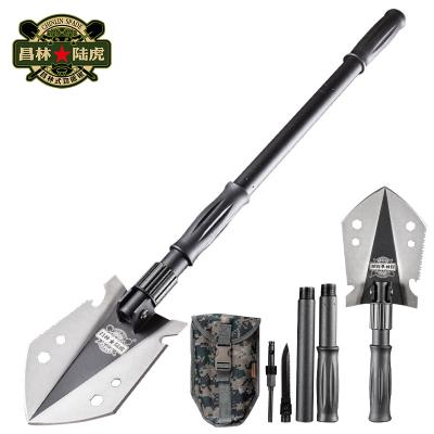 China 16kinds New Design  Multi-function Folding Shovel, Carbon Steel, Outdoor tools camping shovel emergency tool for sale