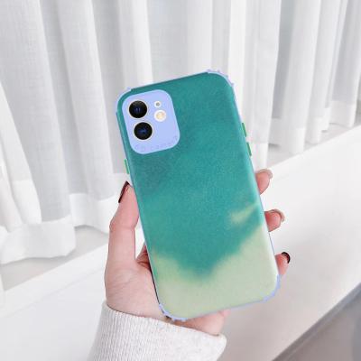 China Handyhulle Protective for iphone Oil Watercolor Painting TPU Stylish Protective Case for iphone 12 pro xs max Art Phone Case for sale