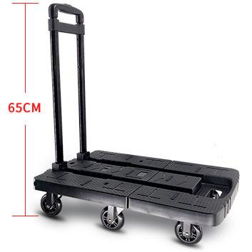 China Original Factory Folding Hand Trolley 7 Wheel Collapsible Extendable Shopping Trolley for sale