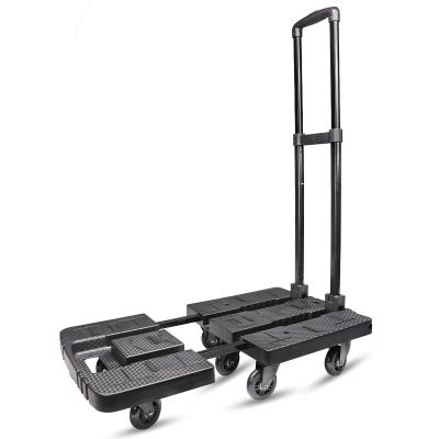 China Factory Original Hand Trolley Folding Trolley 7 Wheel Foldable Shopping Trolleys for sale