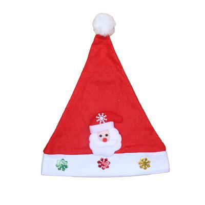 China Image Christmas Hat Children Cartoon Hat Christmas Hat Decorations Glowing Nonwoven Adult Antler For Older Wholesale for sale