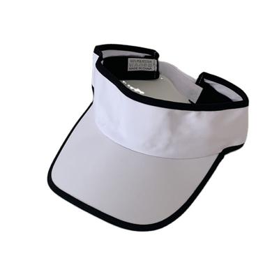 China Breathable Custom Design Own Logo On Sun Visor Cap Plastic Hat Factory Cheap Summer Tennis Sun Visor Price for sale