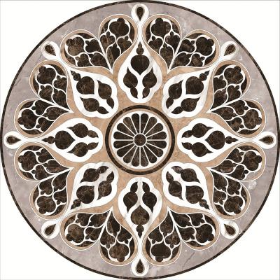 China 100% New Hot Sale Natural Marble Waterjet CNC Medallion Marble Flooring Pattern and Tiles for sale