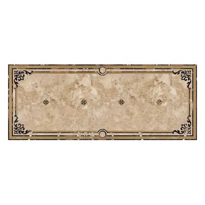 China Foyer Interior Corridor Elegant Waterjet Natural Marble Tiles Inlay Design Medallion Flooring Pattern for sale