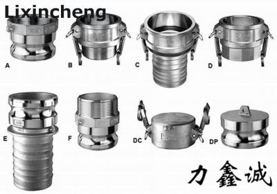 China El acoplamiento rápido de las colocaciones inoxidables de la tubería de acero/aprisa articula/aprisa conecta las instalaciones de tuberías SS304/SS306 en venta