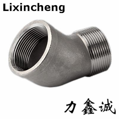 China Encaixes de aço inoxidável da água da baixa pressão dos encaixes 150LB da linha BSP/NPT do cotovelo dos encaixes de tubulação 90degree à venda