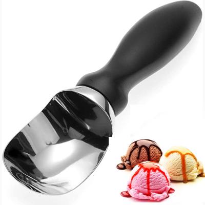 China Professional Customized Colorful Viable Stainless Steel Ice Cream Baller Digging Spoon With PP Handle for sale