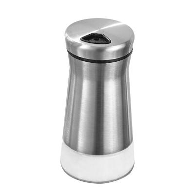 China New Arrival Stainless Steel Kitchen Seasoning Bottle Viable Home Salt And Pepper Shakers With Adjustable Holes Spice Jar for sale