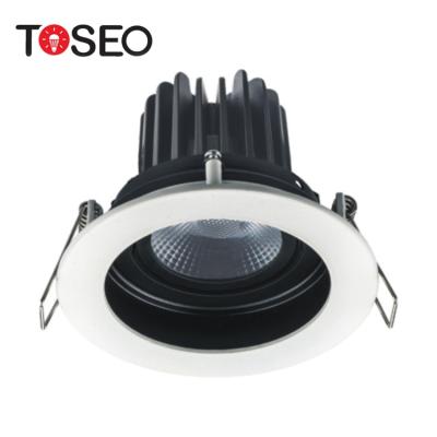 China Amazon Hot Selling Modern Led Fireproof Ceiling Downlights 10w IP20 GU10 COB With Heatsink Recessed DownLight for sale