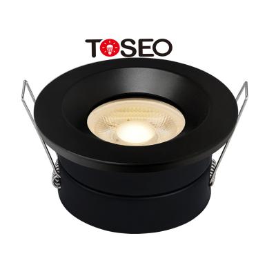 China Modern Popular In Europe Die Cast Bathroom Recessed Aluminum IP65 Waterproof LED Ceiling Light Downlight CU10 for sale