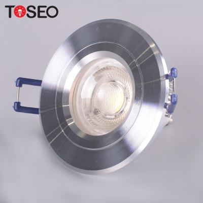 China Modern TOSEO customized angle adjustable 3W pure aluminum recessed 5W 7W led downlight gu10 frame for sale