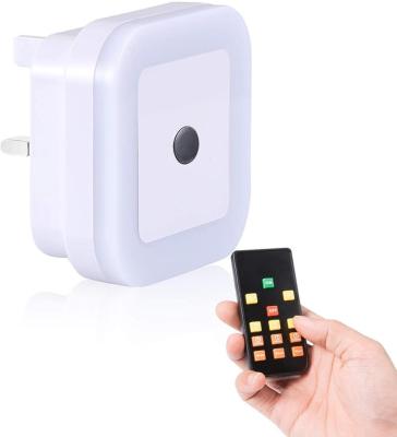 China Modern LED Night Light Plug Into Wall With Remote Control-Timer Preset for sale