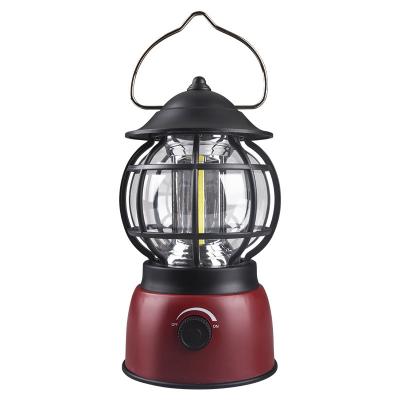 China Outdoor Warehouse Battery Operated Portable Lights Emergency Lighting Retro Warehouse Lanterns LED Camping Lights for sale