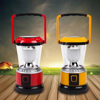 China Portable Rechargeable Outdoor Garden Emergency Solar Waterproof Camping Light for sale