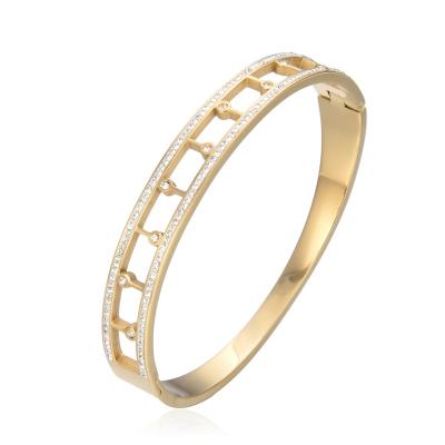 China Fashion Cavity Ring Fashion Bangle Bracelet Jewelry CLASSIC Bangle Set Jewelry Making for sale