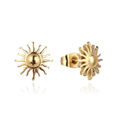 China Saya 2022 CLASSIC Statement Sale Custom Good Lord Sun Stud Earrings Jewelry for sale