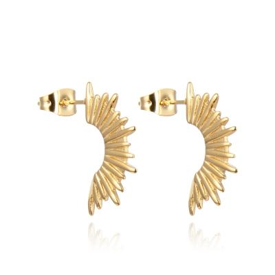 China Saya 2022 CLASSIC Hot Sale Fashion Drop Semi Ring Gold Women Earring Jewelry for sale