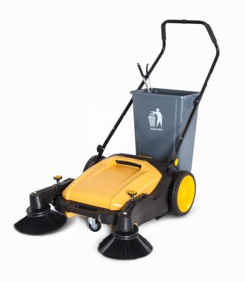 China Unpowered Hotels G50 40L Manual Hand Push Folded Road Sweeper for sale