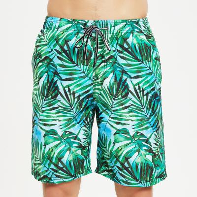 China Summer Male Floral Swim Shorts with Breathable Comfortable Function and Back Pockets for sale