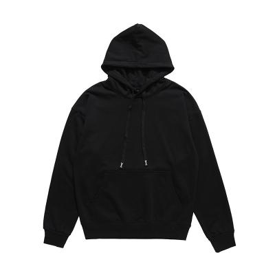 China Autumn-Winter Men's Heavy Cotton Hoodie Breathable Pullover with Plain Dyed Technique for sale