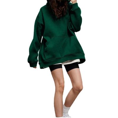 China Frauen Casual Hoodie Terry Stoff und Atmung für Herbst/Winter Plus Fleece zu verkaufen