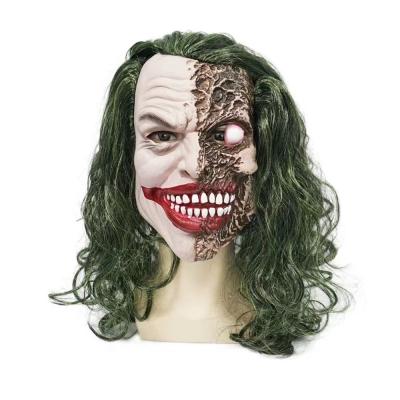 China Unisex Funny Halloween Horror Mask Joker Latex Head Cover for Customer Requirements for sale