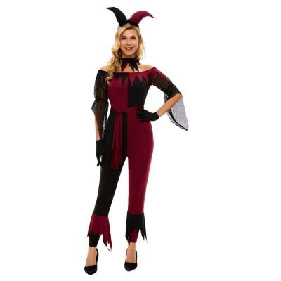 China Costumes Type Anime Costumes Dames Halloween Devil Jester Cosplay kostuum voor vrouwen Te koop