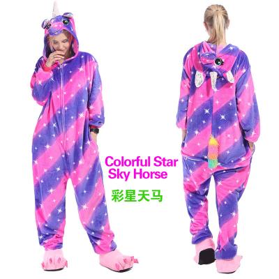 China Erwachsenen-Body-Suit mit 20 Tier-Cartoon-Mustern Mikrofiber Flannel Fleece Schlafanzüge zu verkaufen