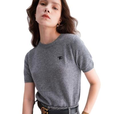 China 2022 New Fashion Ladies Anti-wrinkle Short Soft Thin Knitted Shirt Girl Pullover Top Sweaters for sale