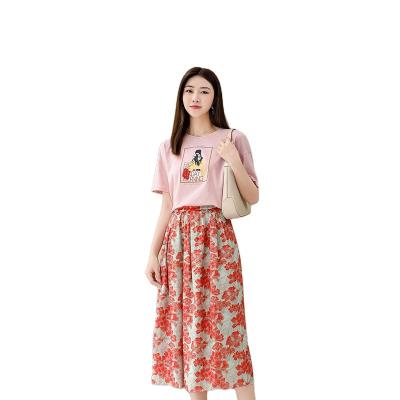 China Female in fairy bust sweet wind skirt dry cleaning skirt four seasons all-match design sense gradient color mesh mid length skirt for sale