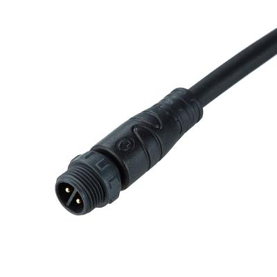 China LED light power/waterproof cable connector IP67 OEM/ODM IP68 M16 3P power/camera connector for outdoor LED cable light for sale