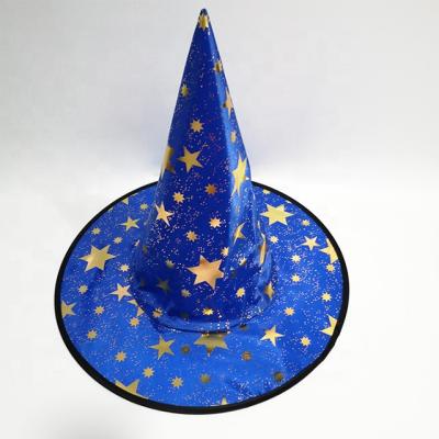 China Character Halloween Witch Hats Nonwoven Fabric Halloween Wizard Hat Cosplay Masquerade Props Party Hat for sale