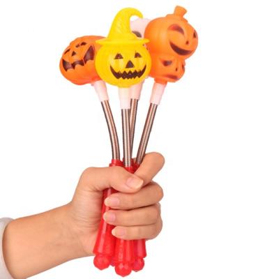 China 2019 Halloween Occasion Design Halloween Pumpkin LED Glow Stick Halloween Party Flashing Light Stick New for sale